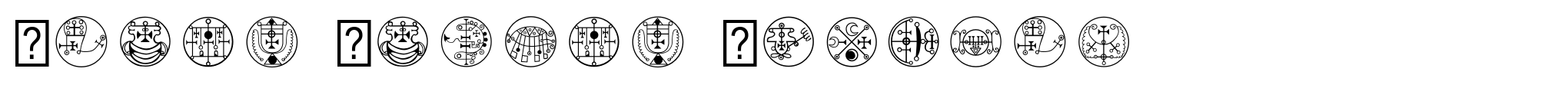 Black Magick Symbols image